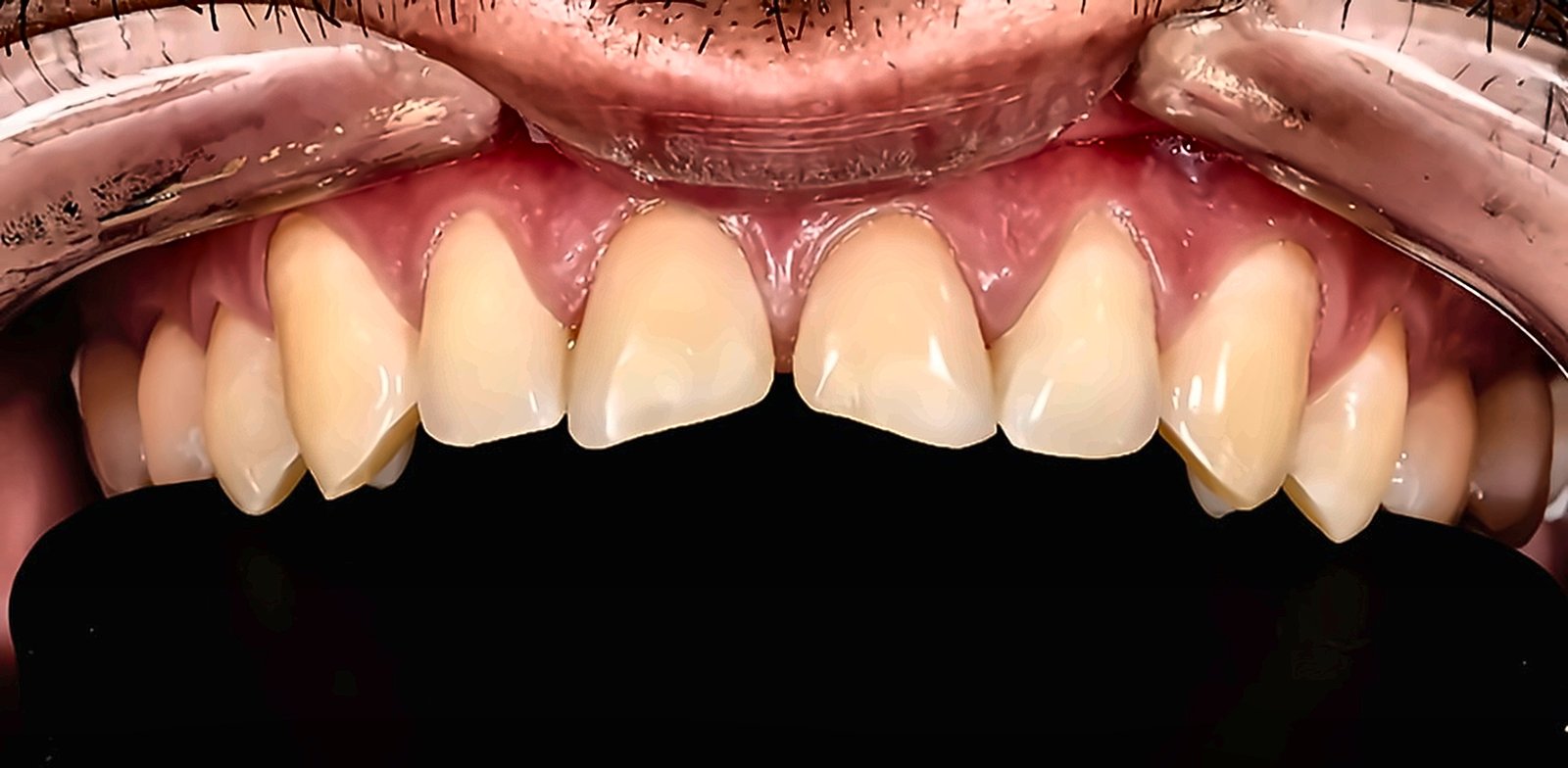 Diseño de Sonrisa E-Max & Bordes Incisales Antes