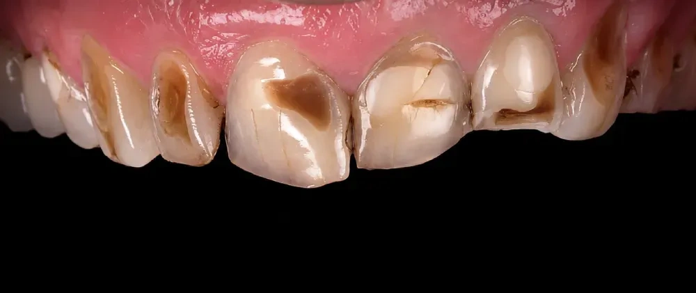 Reconstrucción por Erosión Severa Antes